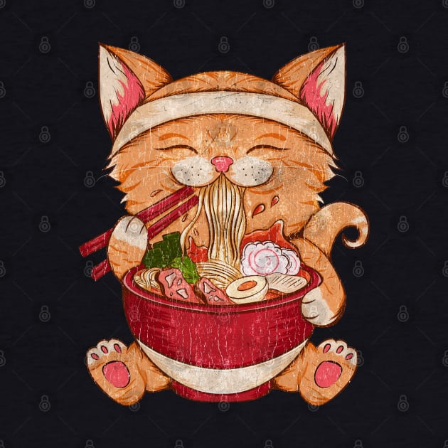 Ramen and cats by Kuchisabishii